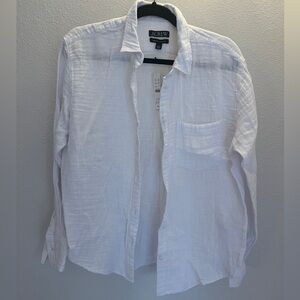 J Crew cotton/linen blend Garçon button down shirt